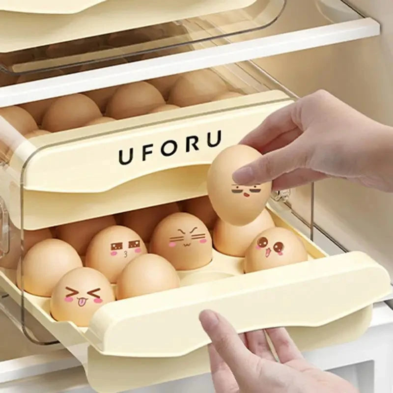Pull-out Drawer Egg Storage