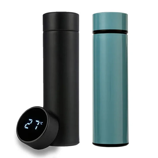 Stainless Steel Smart Water Bottle, Temperature Display