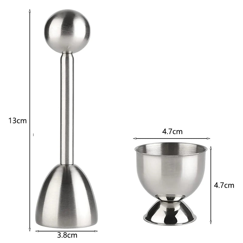 Stainless Steel Egg Topper Shell Opener