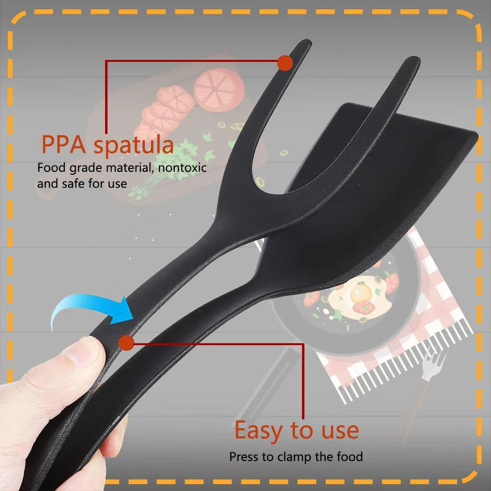 Grip and Flip Spatula Tongs \ Egg flipper